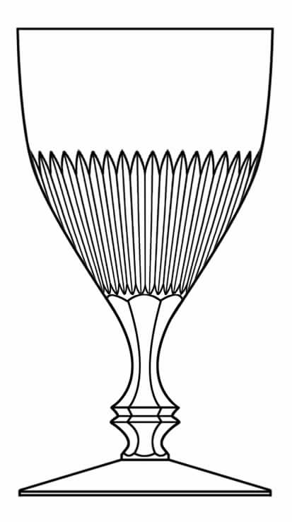 Cut 1307 Water Goblet by Seneca-1