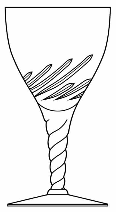 Cut 1342 Water Goblet by Seneca-1