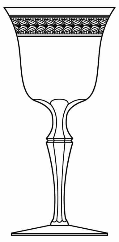 Cut 1401 Water Goblet by Seneca-1