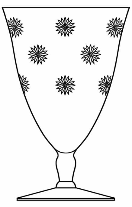 Cut 204 Water Goblet by Seneca-1