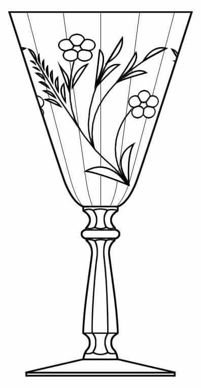 Cut 262 Water Goblet by Seneca-1