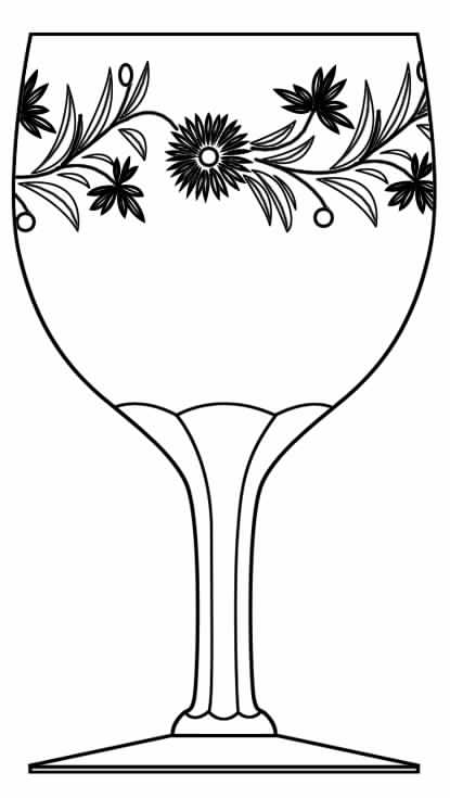 Cut 263 Water Goblet by Seneca-1