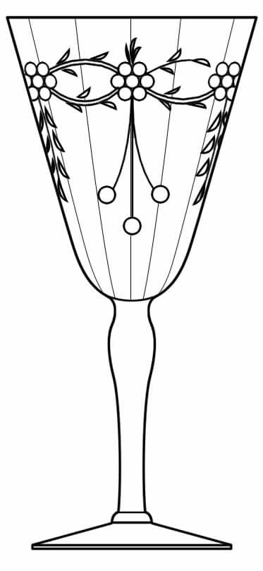 Cut 273 Water Goblet by Seneca-1