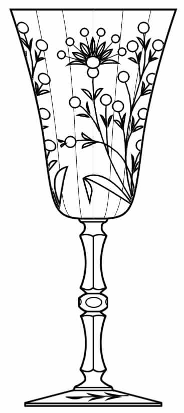 Cut 293 Water Goblet by Seneca-1
