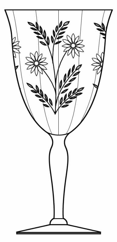 Cut 31 Water Goblet by Seneca-1