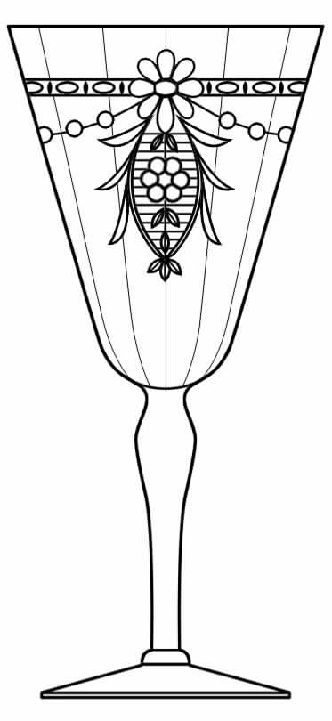 Cut 35 Water Goblet by Seneca-1