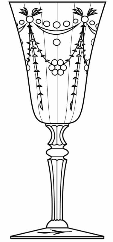 Cut 370 Water Goblet by Seneca-1