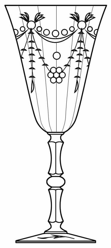 Cut 370 Water Goblet by Seneca-1