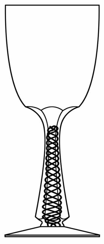 Cut 43 Water Goblet by Seneca-1
