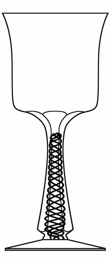 Cut 43 Water Goblet by Seneca-1
