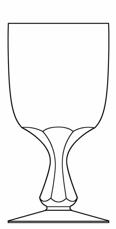 Cut 43 Water Goblet by Seneca-1