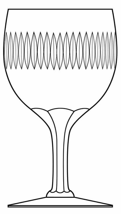 Cut 4390 Water Goblet by Seneca-1