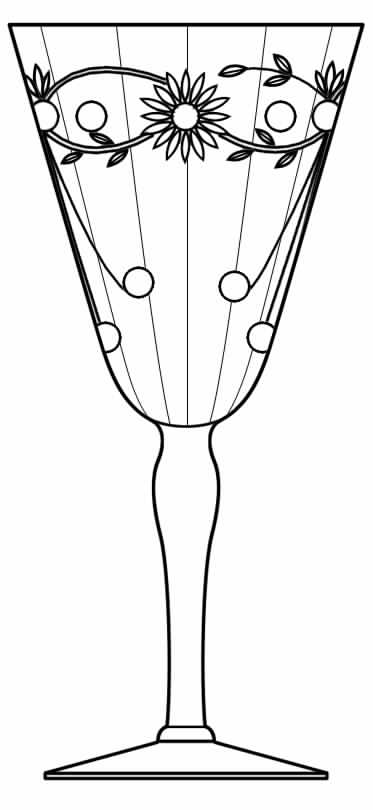 Cut 44B Water Goblet by Seneca-1