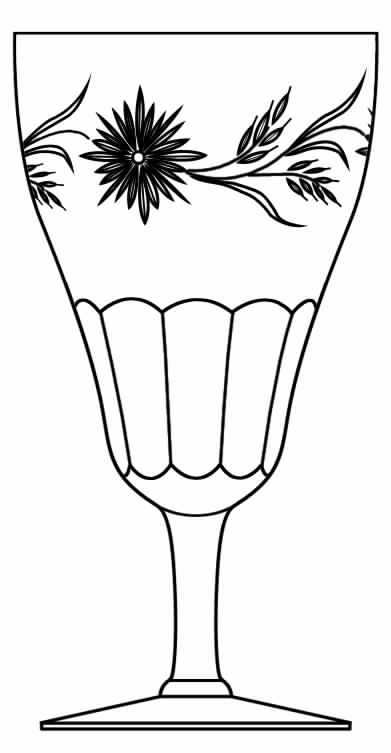 Cut 561 Water Goblet by Seneca-1