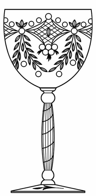 Cut 591 Water Goblet by Seneca-1