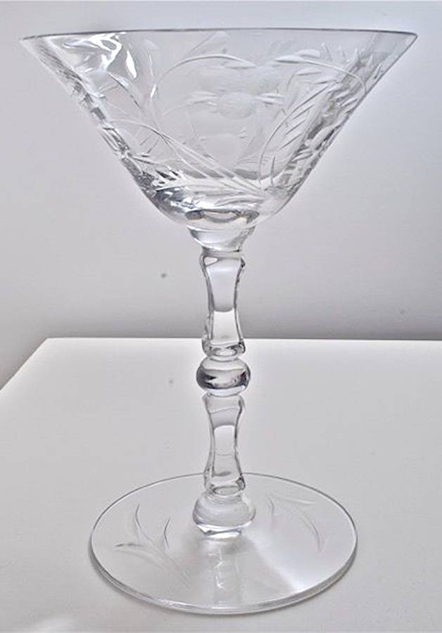 Cut 627 1-2 Champagne/Tall Sherbet by Seneca-1