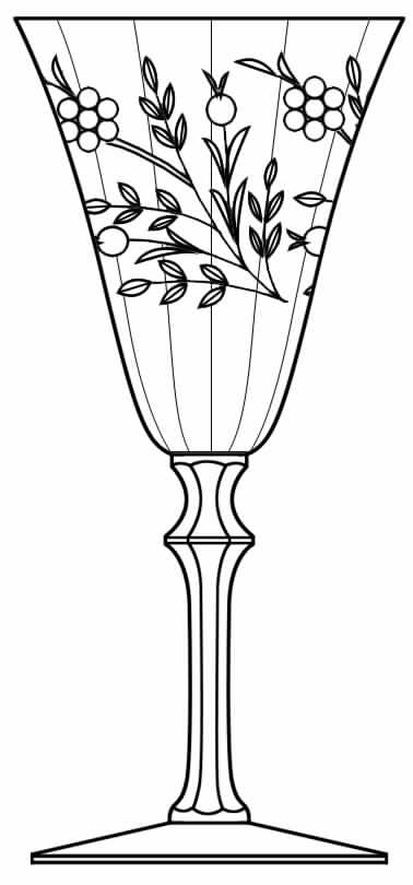Cut 64 Water Goblet by Seneca-1