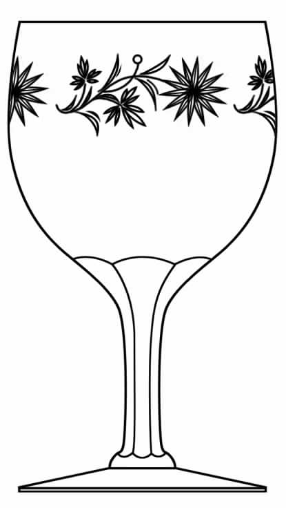Cut 653 Water Goblet by Seneca-1