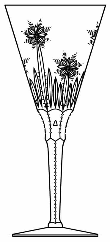 Cut 654 Water Goblet by Seneca-1