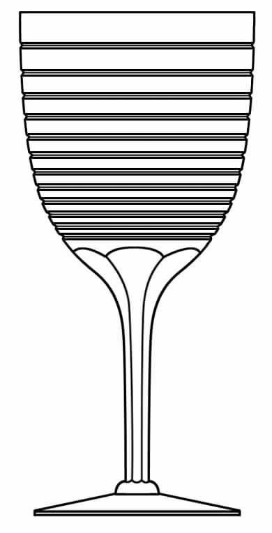 Cut #659 Water Goblet by Seneca-1