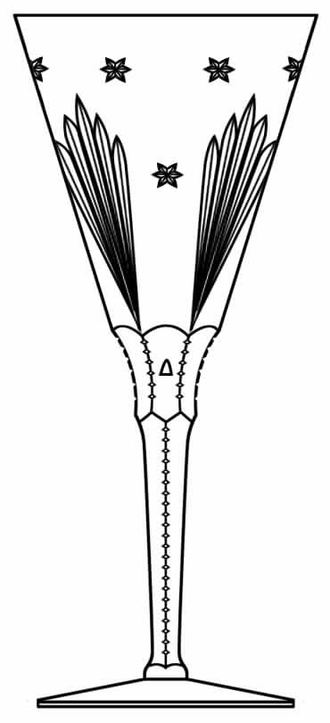 Cut 682 Water Goblet by Seneca-1
