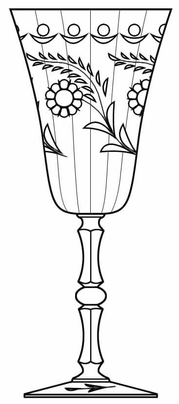 Cut 690 Water Goblet by Seneca-1