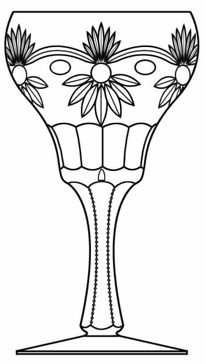 Cut 710 Water Goblet by Seneca-1