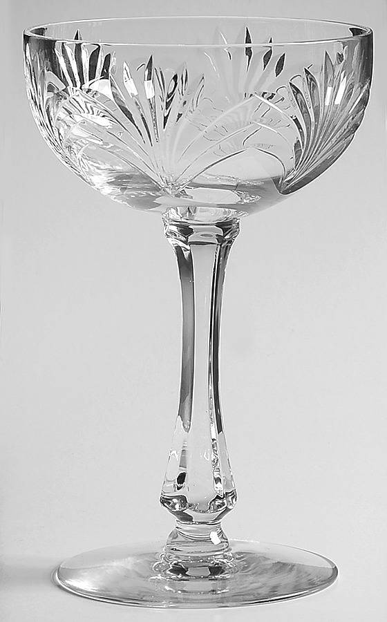 Cut 739 Champagne/Tall Sherbet by Seneca-1