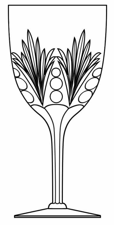 Cut 739 Water Goblet by Seneca-1