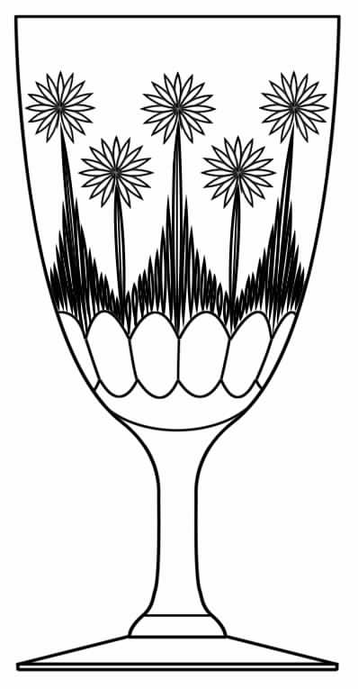 Cut 73 Water Goblet by Seneca-1