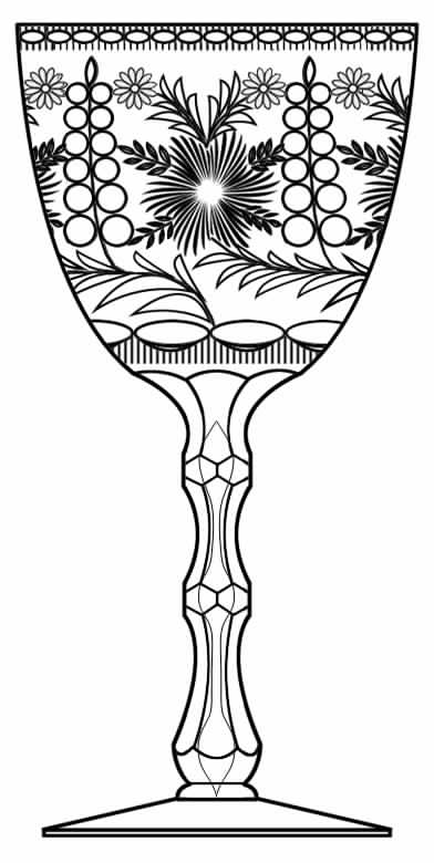 Cut 777 Water Goblet by Seneca-1