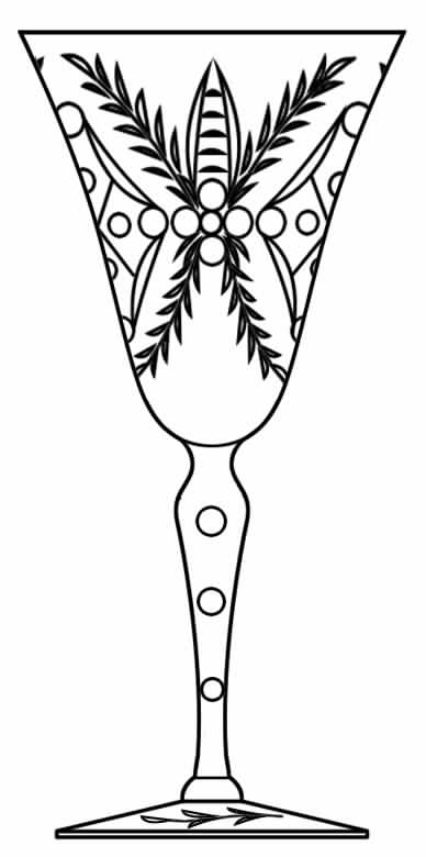 Cut 786 Water Goblet by Seneca-1