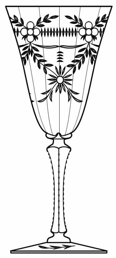 Cut #793 Water Goblet by Seneca-1