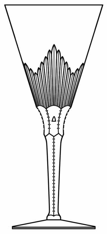 Cut 796 (Stem 476) Water Goblet by Seneca-1
