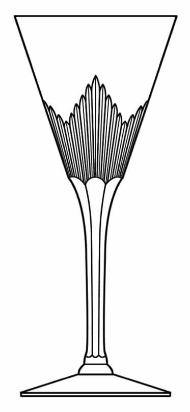 Cut 796 Water Goblet by Seneca-1