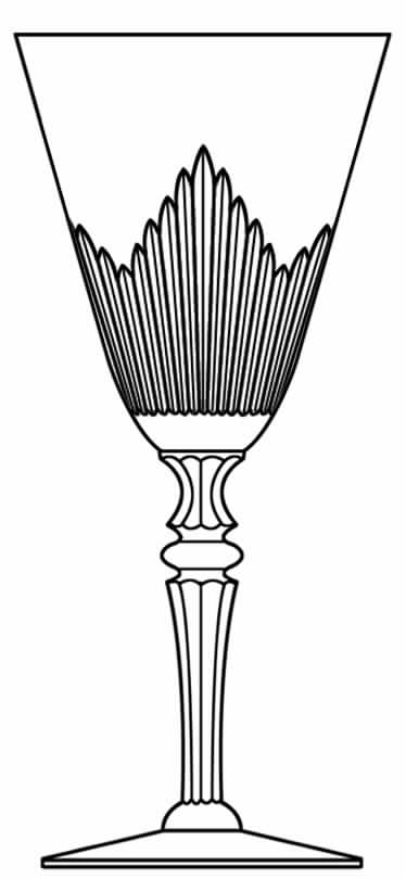 Cut #796 Water Goblet by Seneca-1