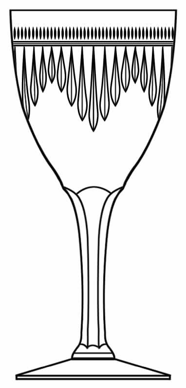 Cut 810 Water Goblet by Seneca-1