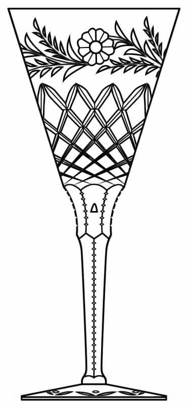 Cut 848 Water Goblet by Seneca-1