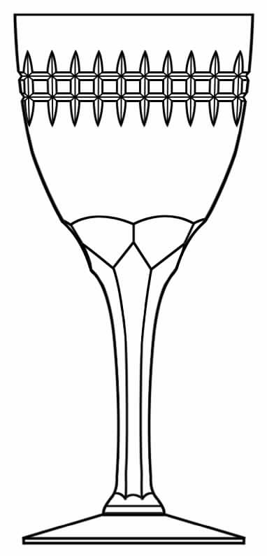 Cut 858 Water Goblet by Seneca-1