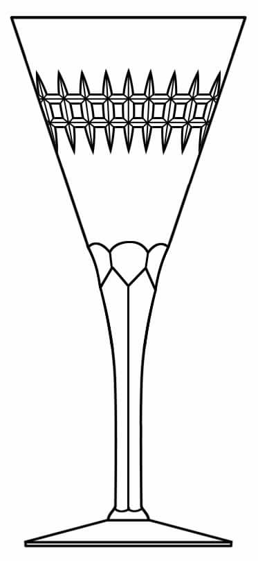 Cut 858 Water Goblet by Seneca-1