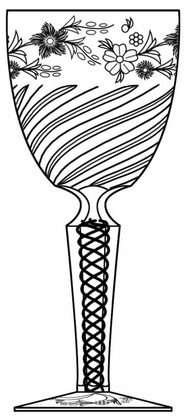 Cut 862 Water Goblet by Seneca-1