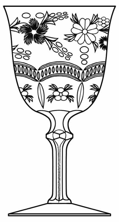 Cut 876 Water Goblet by Seneca-1