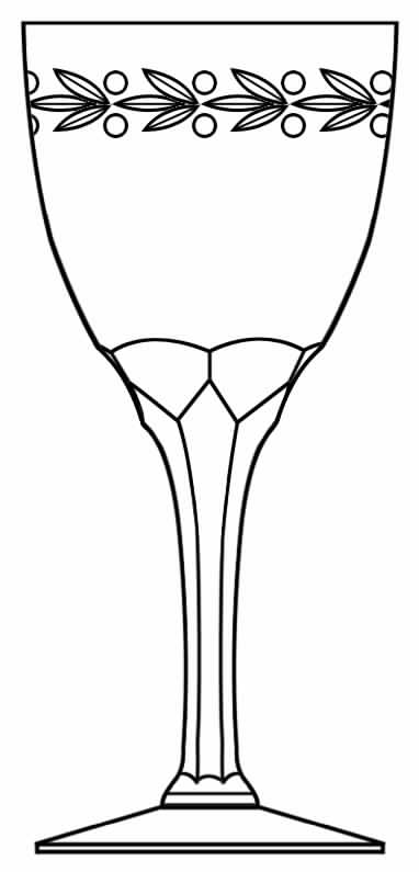 Cut 885 Water Goblet by Seneca-1