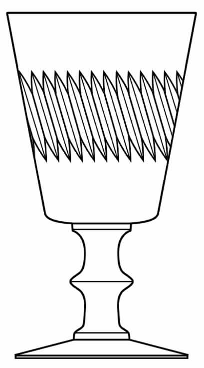 Cut 891 Water Goblet by Seneca-1