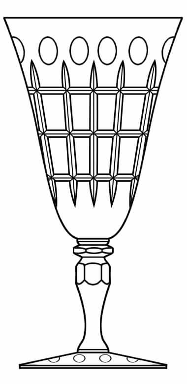 Cut 923 Water Goblet by Seneca-1