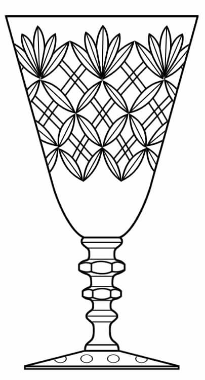 Cut 925 Water Goblet by Seneca-1