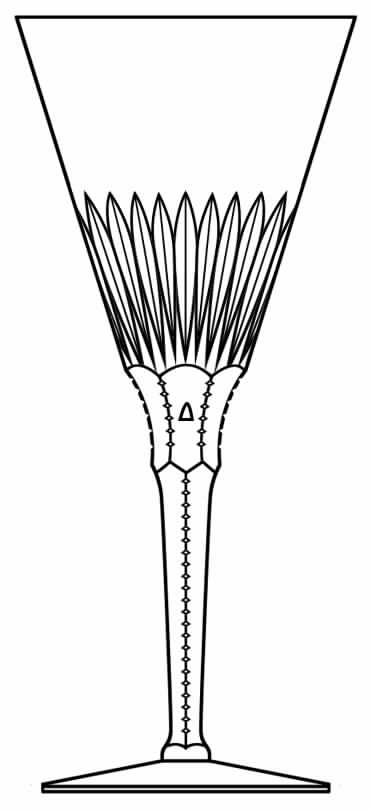 Cut 94 Water Goblet by Seneca-1