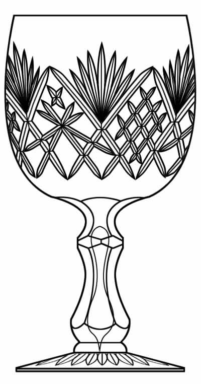 Cut 941 Water Goblet by Seneca-1