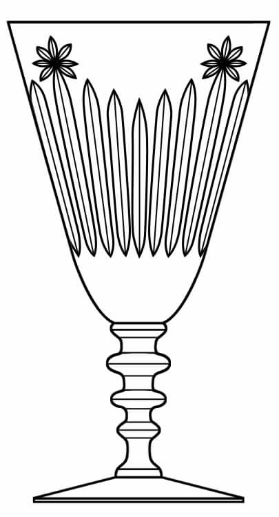 Cut 946 Water Goblet by Seneca-1
