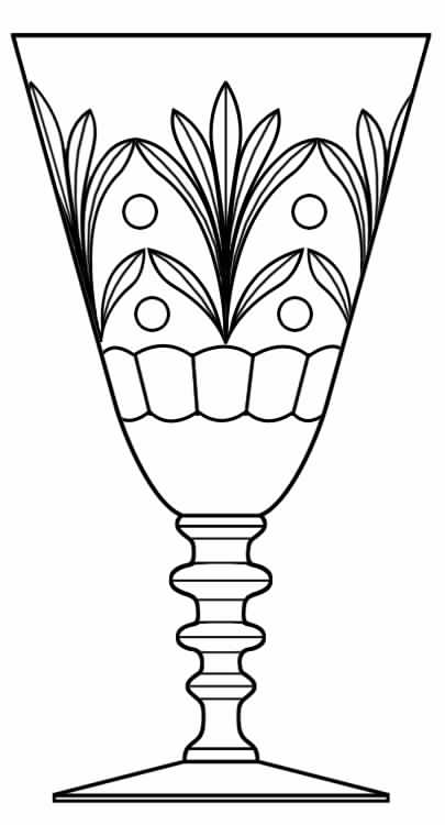 Cut 967 Water Goblet by Seneca-1
